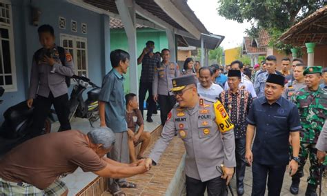 Tinjau Kampung Bebas Narkoba Kapolda Lampung Masyarakat Jangan Ragu