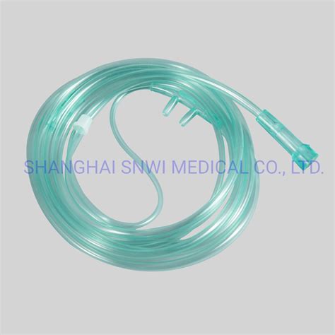 Ce Iso Certificated Medical Disposable Pvc Nasal Oxygen Cannula Used In