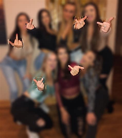 A Group Of Hot Women Flipping You Off Must Be Your Lucky Day Beta Scrolller