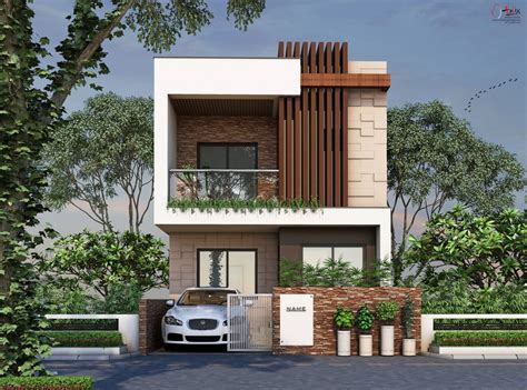 Duplex House Elevation Best Exterior Design Architectural Plan Hire A Make My House Expert