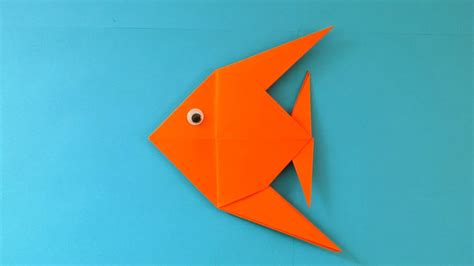 Оригами рыбка - Как сделать рыбку из бумаги. Origami fish - YouTube
