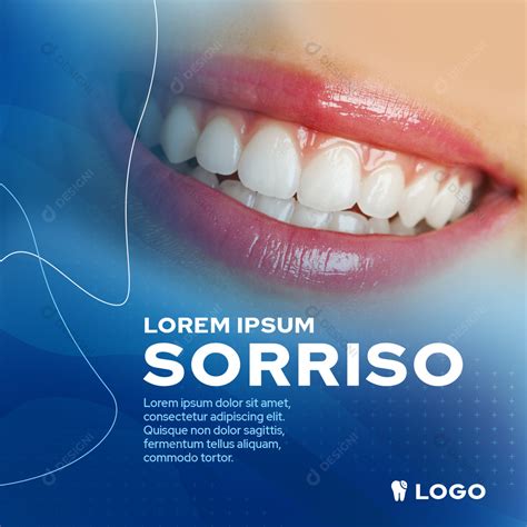 Dentista Social Media PSD Editável Sorriso download Designi