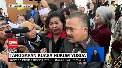 Tanggapan Kamarudin Simanjuntak Kuasa Hukum Yosua Atas Vonis Eliezer