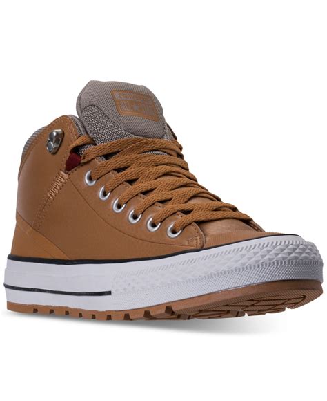 Converse Mens Chuck Taylor All Star Street Mid Leather Casual