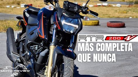 Tvs Rtr V Fi Review Ahora Si Puede Ser La Mejor Youtube