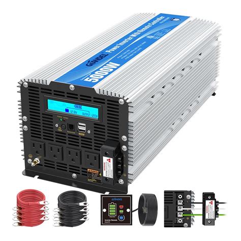 5000w Modified Sine Wave Power Inverter Dc 12v To Ac 120v