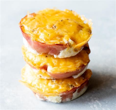 Ham and Egg Cups with Cheddar | Wholefully