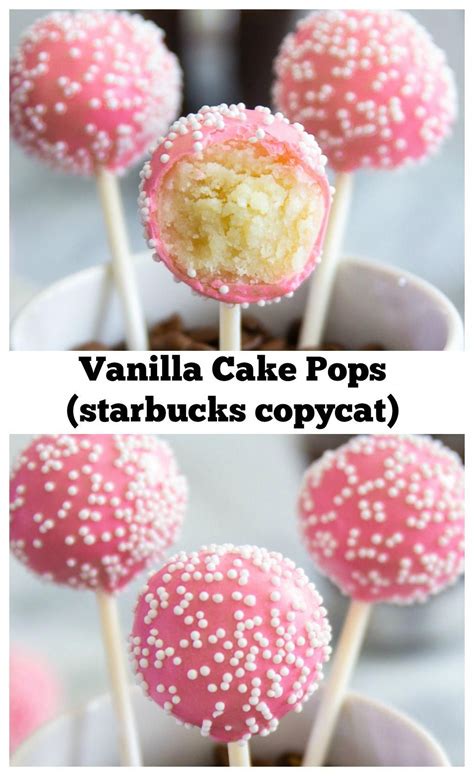 These Easy Vanilla Cake Pops Are So Delicious And Indulgent The Simple To Follow Steps Make