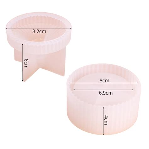 Molde Silicon Coffre Circular Lineas Realcake Ec