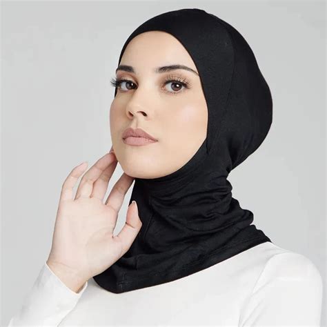 Casquettes Turban Pour Femmes Sous Charpe Musulmane Hijab Modal