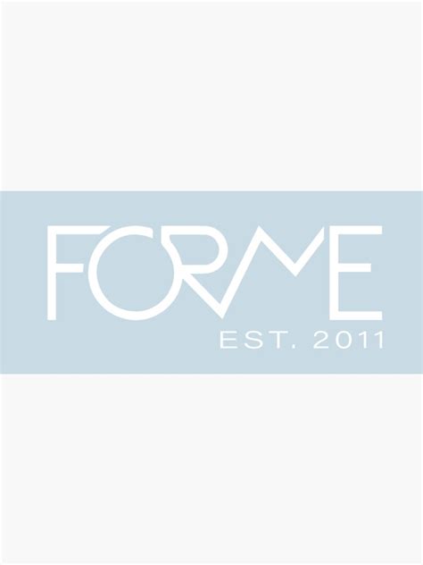 "Forme logo" Sticker for Sale by Taylor-mcd | Redbubble