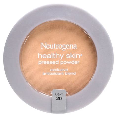 Neutrogena Healthy Skin Pressed Powder Light 20 034 Oz 96 G