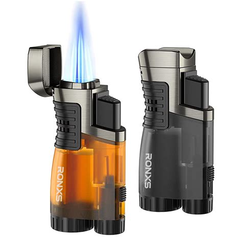 Buy Ronxs Torch Lighter Pack Triple Jet Flame Butane Cigar Lighter