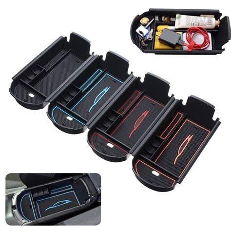 Car Glove Armrest Storage Box Center Console Organizer For Toyota C Hr