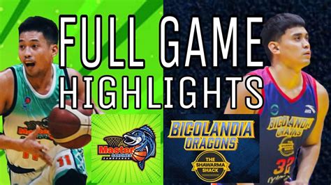 Zamboanga Master Sardines Vs Bicolandia Oragons Mpbl Full Game