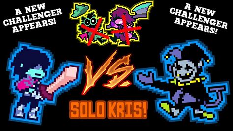 Solo Kris Jevil Fight Deltarune Youtube