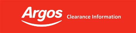 Argos Clearance Information In 2022