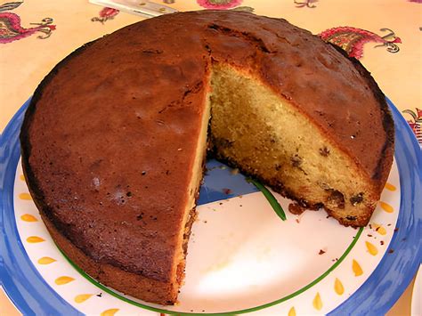 Recette de Gâteau au rhum et aux raisins secs