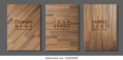 Vector Wood Background Texture A4 Size Stock Vector Royalty Free