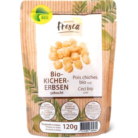 Bio Kichererbsen Gekocht Migros