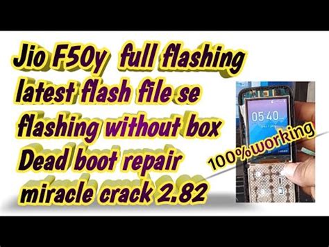 Jio F50y Full Flashing Restart Problem Dead Boot Repair Hang On Logo