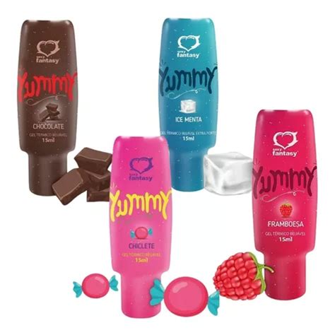 Yummy Gel T Rmico Oral Lubrificante Ntimo Hot Ice Sabores