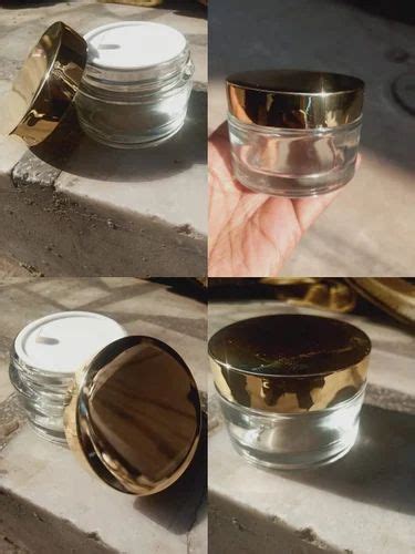 50gm Glass Jar With Cap For COSMETIC At Rs 27 Piece In New Delhi ID