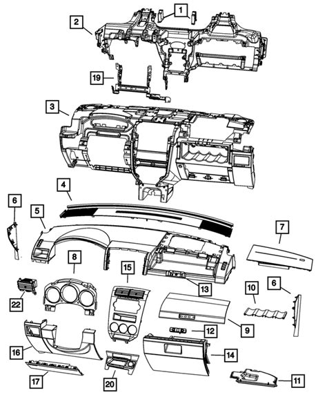 2010 2012 Dodge Caliber Instrument Cluster Bezel 1jw581x9ac Mopar Estores