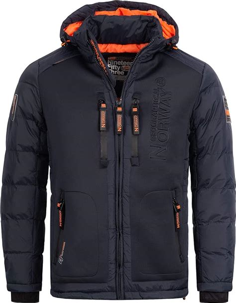 Geographical Norway Ims Production Veste D Hiver Matelass E Capuche