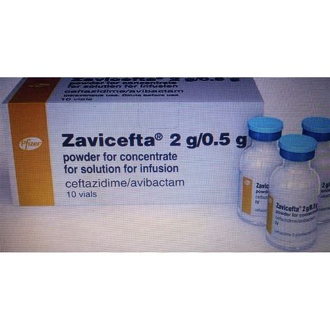 Zavicefta Ceftazidime Avibactam Powder For Concentrate For Solution For