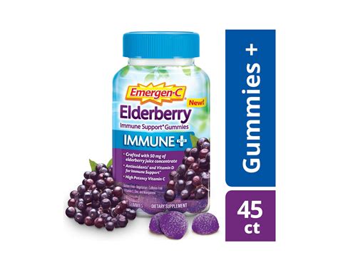 Elderberry Immune+ Support Gummies