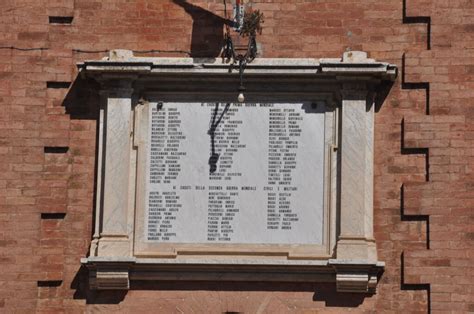 Lapide Ai Caduti Di Monteleone DOrvieto TR Pietre Della Memoria