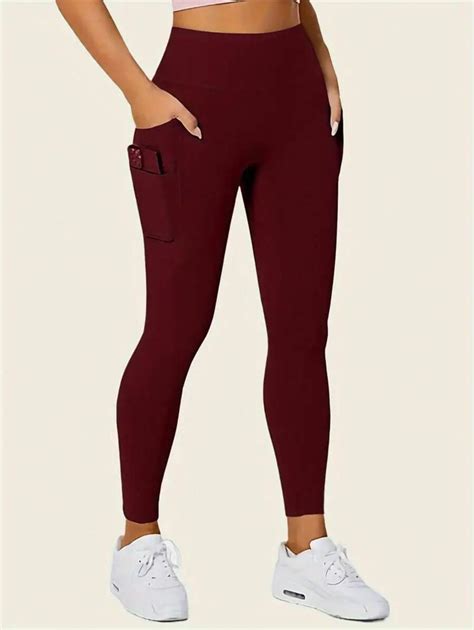 Lynfun Women High Waisted Yoga Leggings With Double Phone Pockets