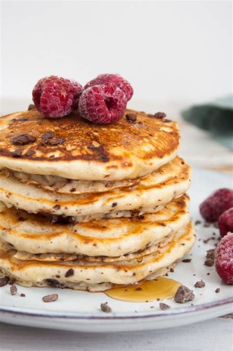 Chocolate Raspberry Pancakes Recipe Elephantastic Vegan