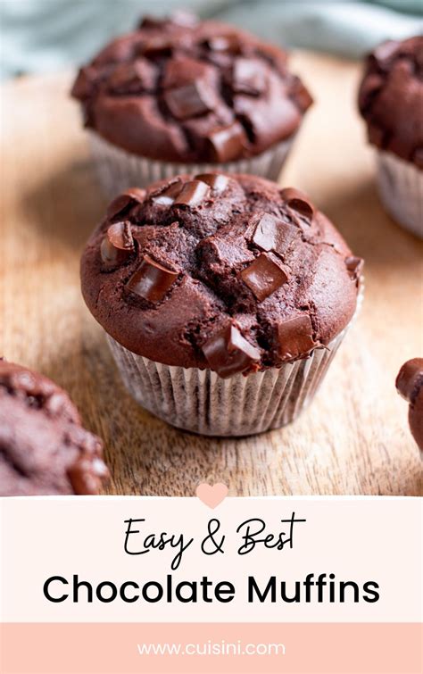 Easy Double Chocolate Chip Muffins Best Recipe