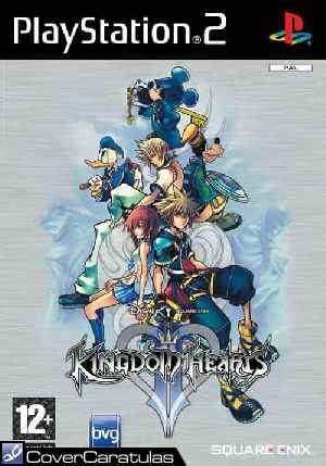 Kingdom Hearts Frontal V2 Carátula ps2