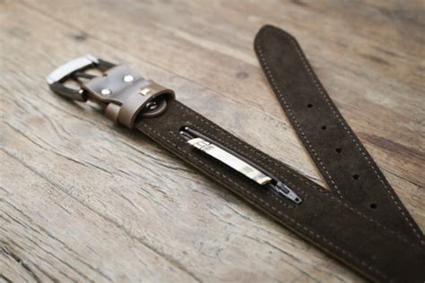 Mens Brown Leather Belt [Handmade] [Personalized]