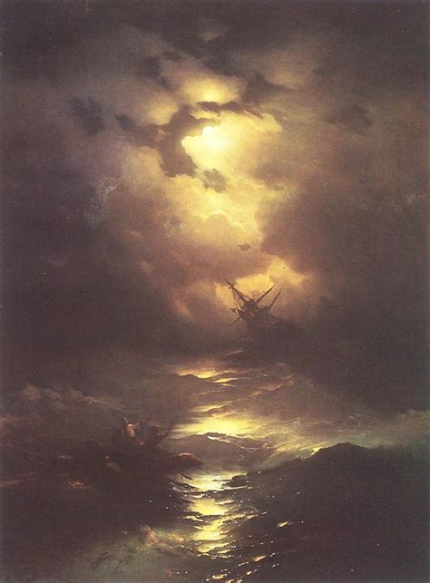 Ivan Aivazovsky The Shipwreck On The Northern Sea Art Print CANVASTAR