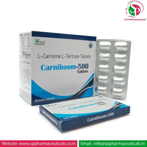 L Carnitine L Tartrate 500MG Tablets At Rs 2700 In Barwala ID