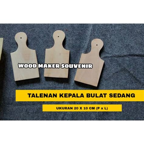 Jual Talenan Ukuran Sedang Talenan Kayu Talenan Decoupage Souvenir