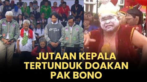 Ganjar Pimpin Jutaan Pendukung Doakan Blacius Subono YouTube