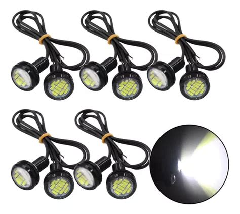 10 Focos Ojo De Aguila Faros Led Tipo Xenon Niebla 10 Pz MercadoLibre