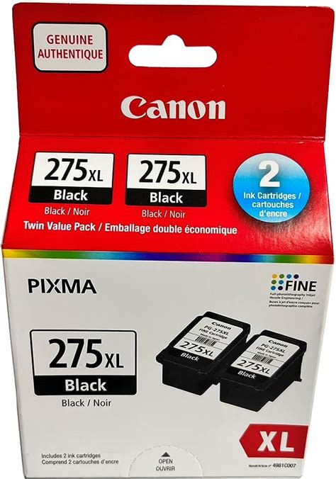 Canon PG 275XL Ink Cartridge PG 275 275XL 275 XL Black For Canon Pixma