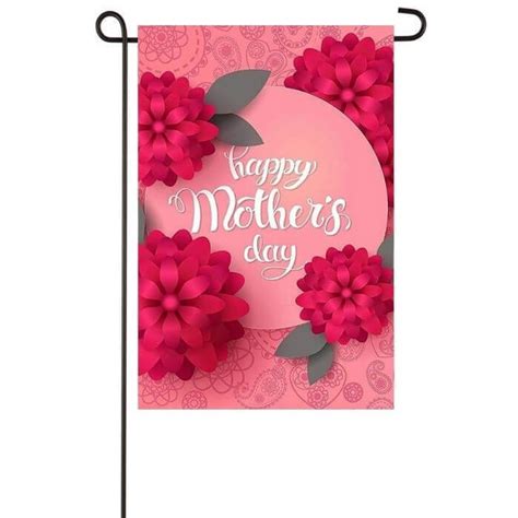 Happy Mothers Day Garden Flag Decorative Flags