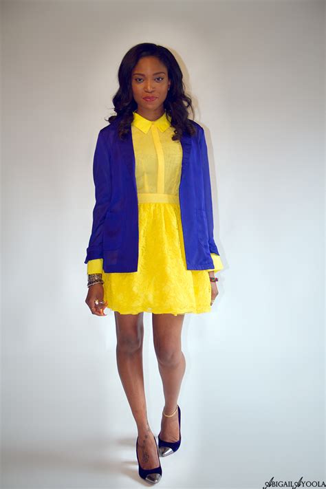 COLOUR BLOCKING YELLOW & PURPLE - OUTFITS