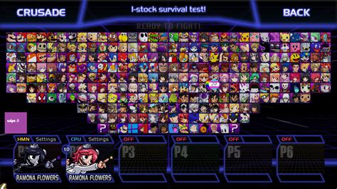 Ramona Flowers Scott Pilgrim Cmc Super Smash Bros Crusade