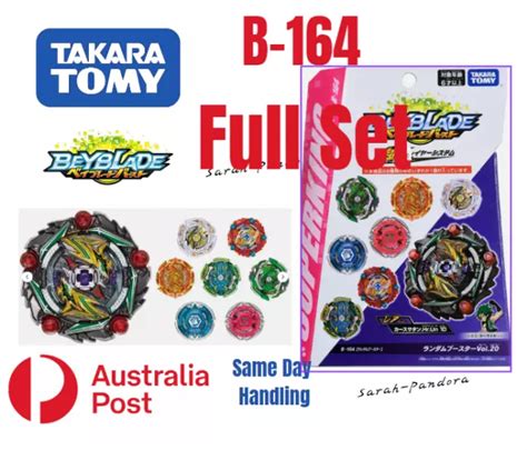 FULL SET TAKARA Tomy Beyblade Burst B 164 Random Booster Vol 20 Curse