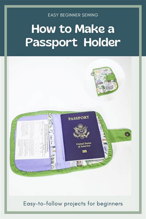 How To Sew A Faux Leather Passport Holder Using Cricut Artofit