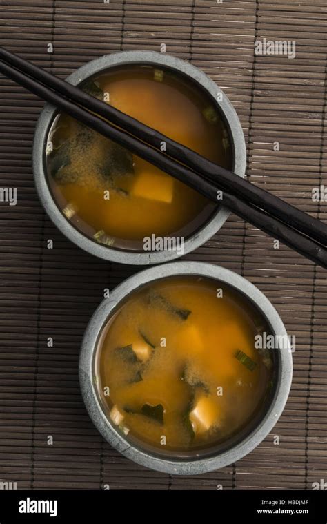 Japanese miso soup Stock Photo - Alamy