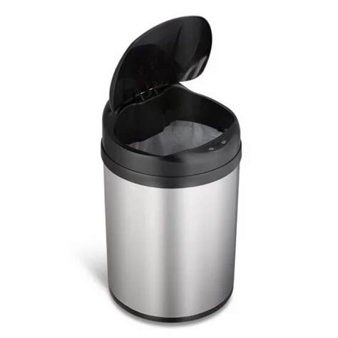 Stainless Steel Auto Lid Waste Bin At Rs 1550 In Gurugram Id 20811059662